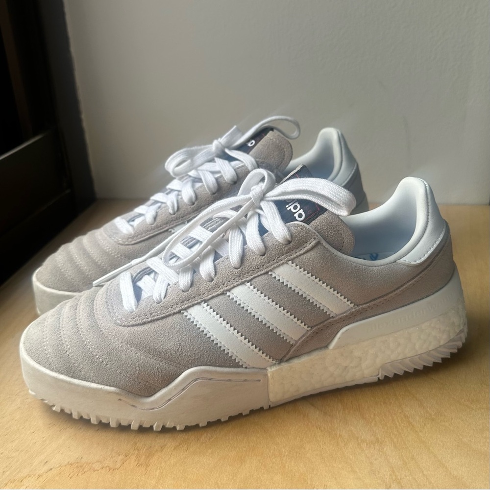 Adidas Originals x Alexander Wang AW BBALL SOCCER sneakers grey suede
